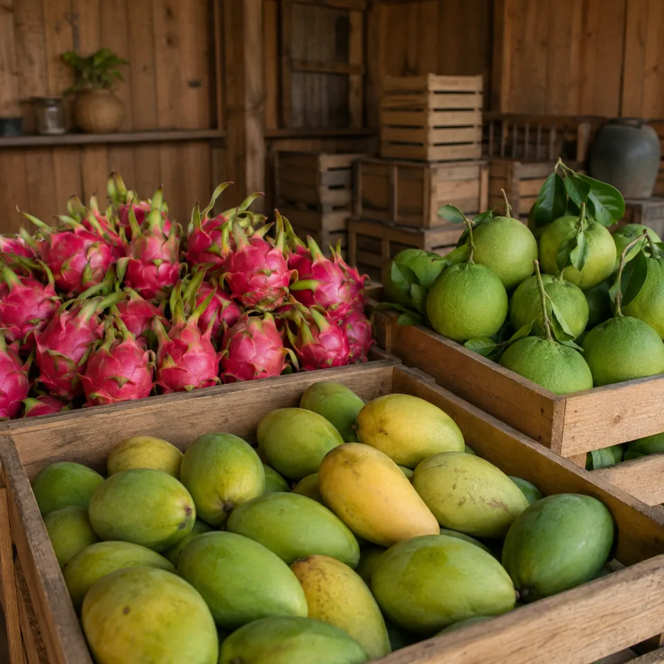 Nông sản đang có hàng